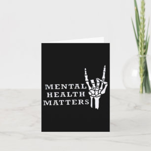 Cartão Motivação de problemas de saúde mental Inspiracion