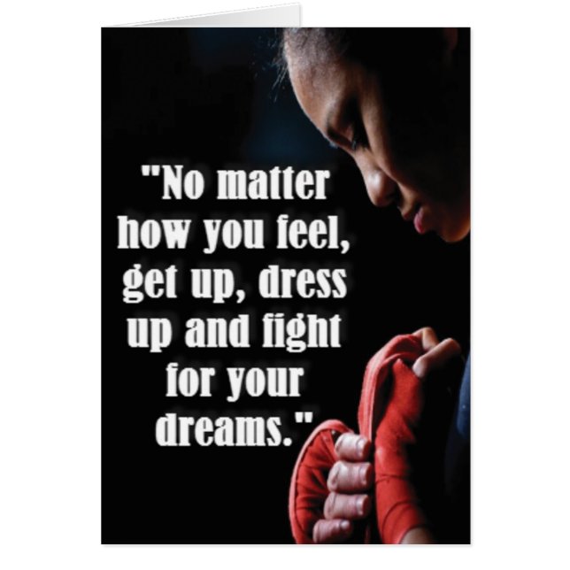 Cartão Motivação de Workout feminino (Frente)