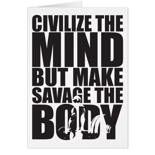 Cartão Motivação "Levantamento de Peso" (Frente)