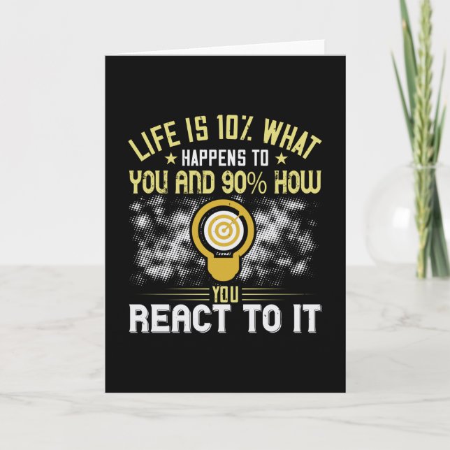 Cartão Motivação - Não Se Você For Atacado (Frente)