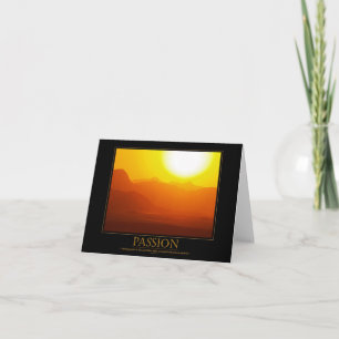 Cartão Motivacional de Paixão