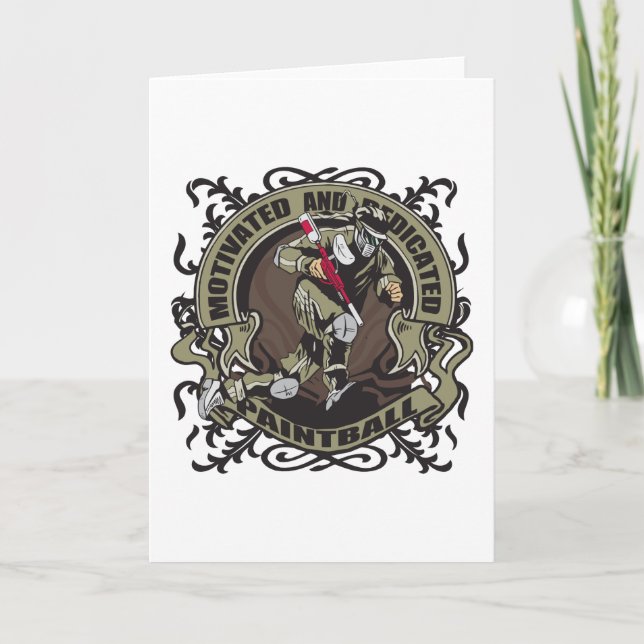 Cartão Motivated Paintball (Frente)