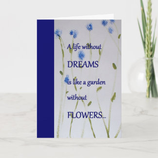 Cartão Motivational Greeting Card