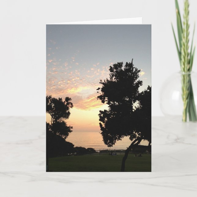 Cartão Motivational Sunset Card (Frente)