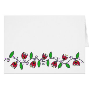 Cartão Motivo da videira - vazio