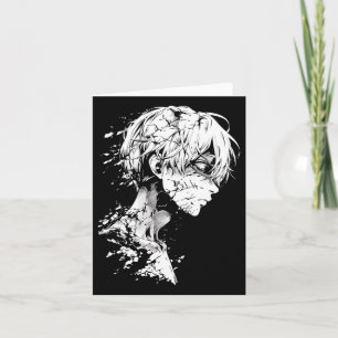Cartão Motivo de Anime Mangá Desenho Arte Anime 