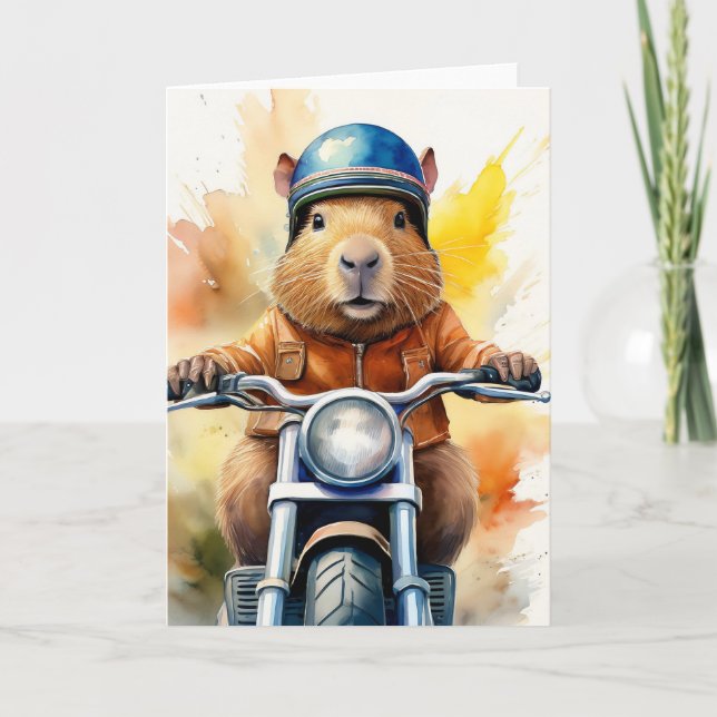 Cartão Moto Capivara (Frente)