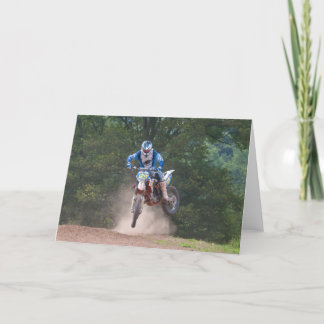 Cartão Moto X Greetings Card 4 Motocross