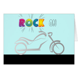 Cartão motocicleta