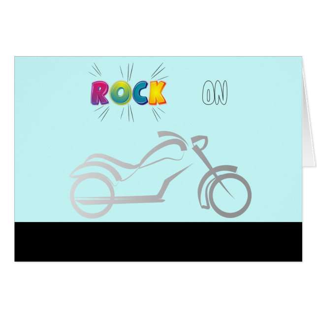 Cartão motocicleta (Frente Horizontal)