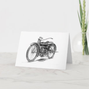 Cartão Motociclo de 1918