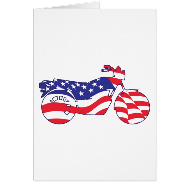 Cartão Motociclo Patriótico (Frente)