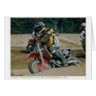 Cartão Motocross