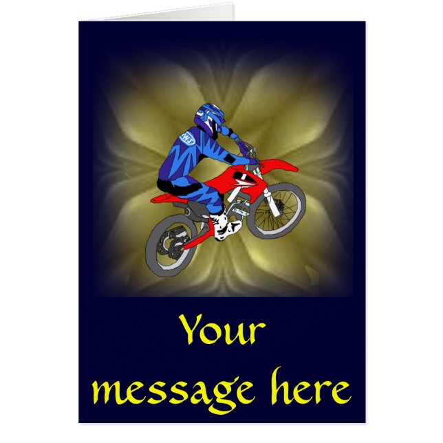 Cartão Motocross 202 (Frente)