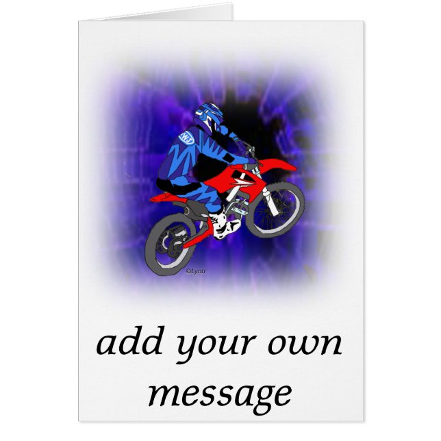Cartão Motocross 203 (Frente)