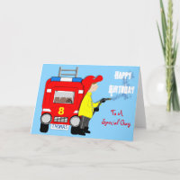 Motor de combate a incêndios Themed Kid Happy Birt