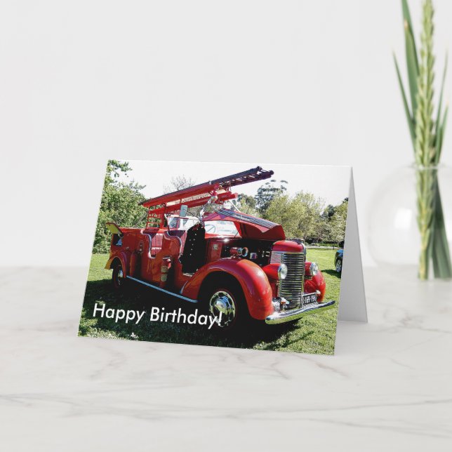 Cartão Motor de incêndio (Frente)