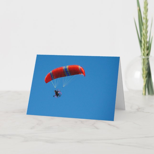 Cartão Motor Paraglider: Time to Soar Encouragement Card (Frente)
