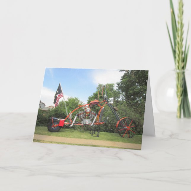 Cartão Motorcycle Art Card (Frente)