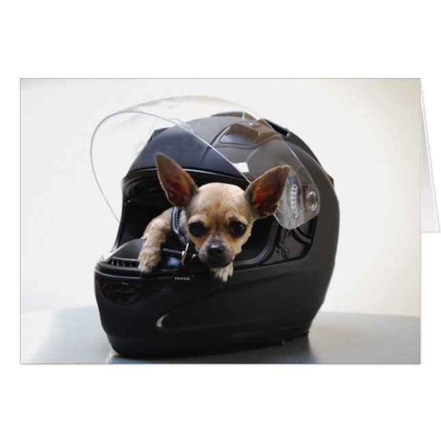 Cartão Motorcycle Chi (Frente Horizontal)