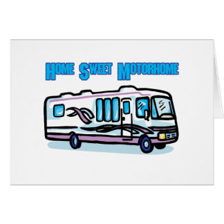 Cartão Motorhome doce Home