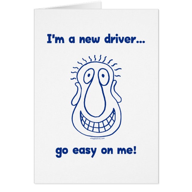 Cartão Motorista adolescente novo novo (Frente)