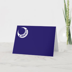 Cartão Moultrie Flag (Liberdade) (História Americana)