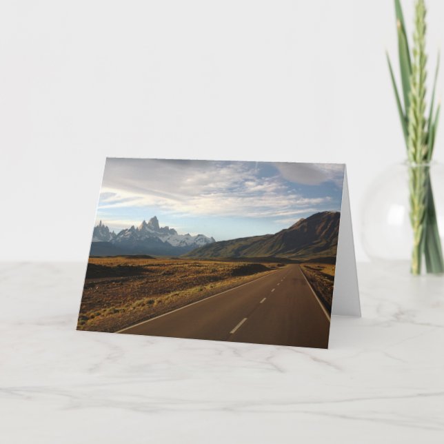 Cartão Mount Fitz Roy And Mount Cerro Torre (Frente)
