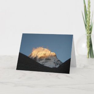 Cartão Mount Kailash • Greeting Card