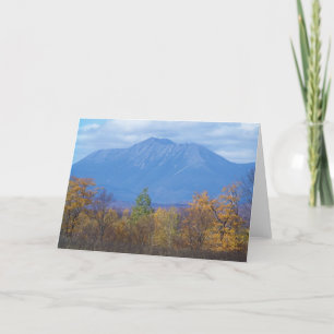 Cartão Mount Katahdin from Stacyville, Maine