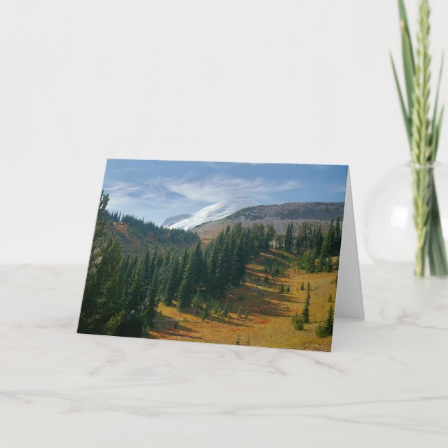 Cartão Mount Rainier greeting card (Frente)