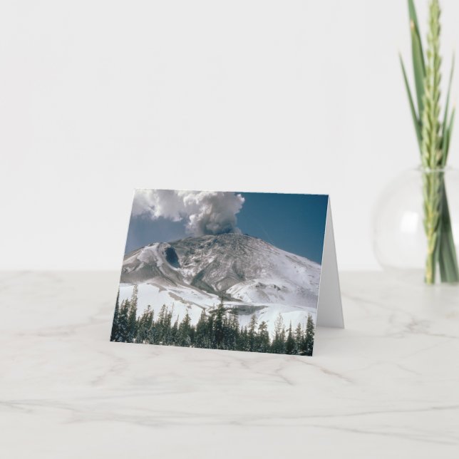 Cartão Mount Saint Helens - Pre-Eruption (Frente)