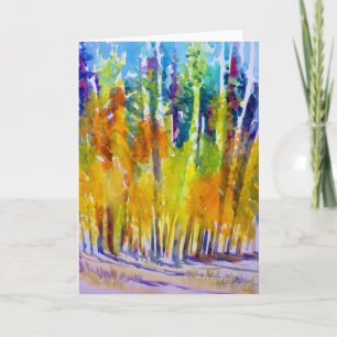 Cartão Mountain Air Aspen blank greeting card