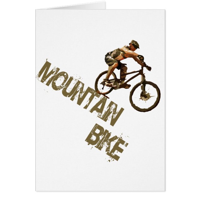 Cartão Mountain bike (Frente)