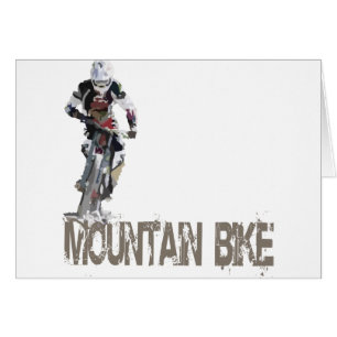 Cartão Mountain bike