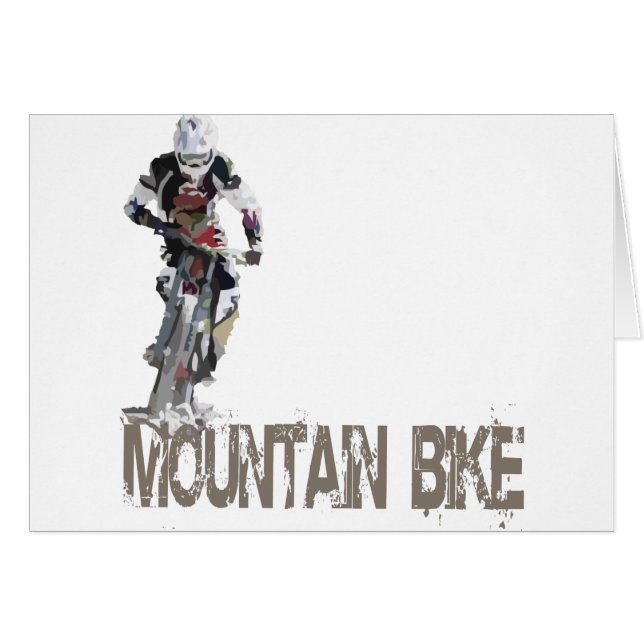 Cartão Mountain bike (Frente Horizontal)