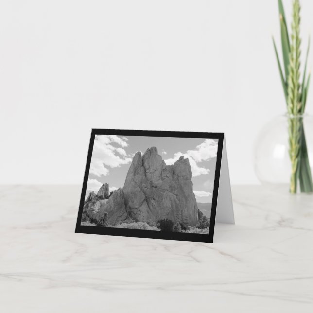 Cartão Mountain Climber Note Card (blank) (Frente)