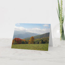 Cartão Mountain in Autumn Note Card