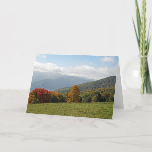 Cartão Mountain in Autumn Note Card