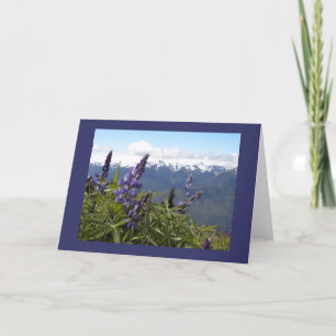 Cartão Mountain Lupine