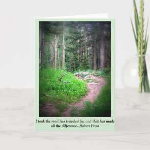 Cartão Mountain Trail Greeting Card