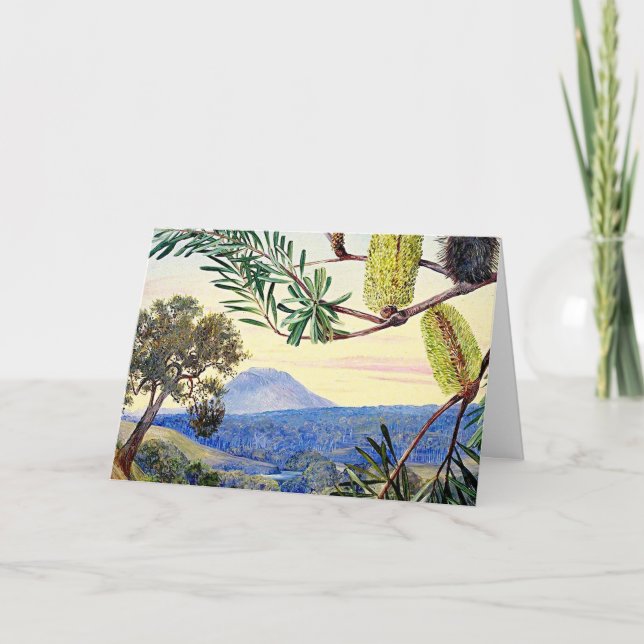 Cartão Mountain View Blue Ocean (Frente)