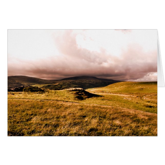 Cartão MOUNTAIN VIEWS, WALES Card (Frente Horizontal)