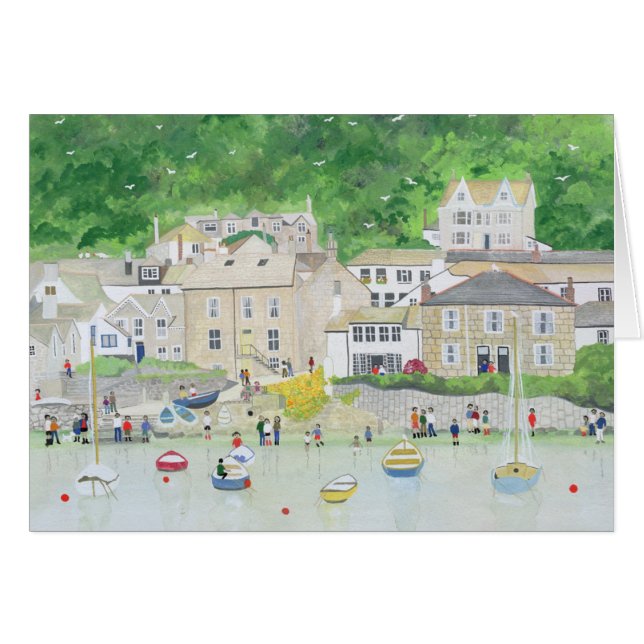 Cartão Mousehole calmo 1995 (Frente Horizontal)