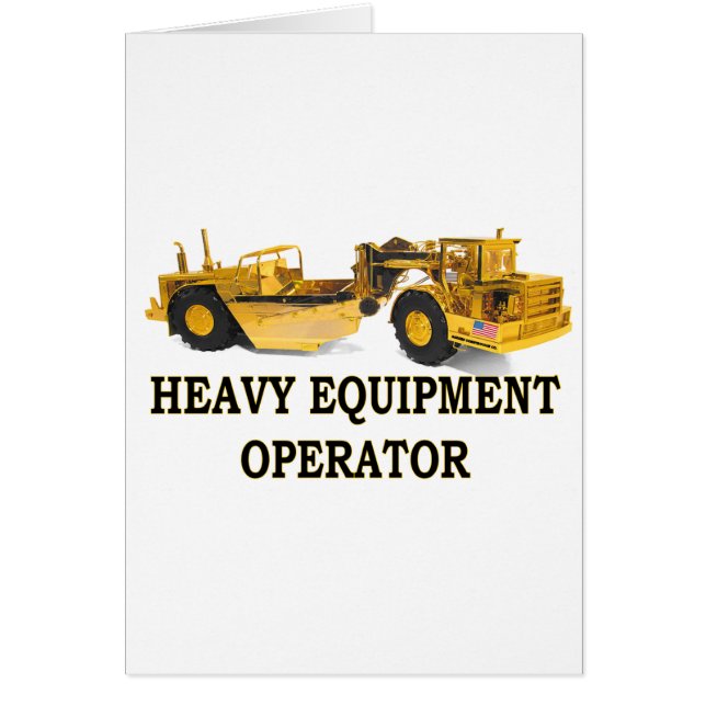 CARTÃO MOVER DE TERRA DO SCRAPER (Frente)