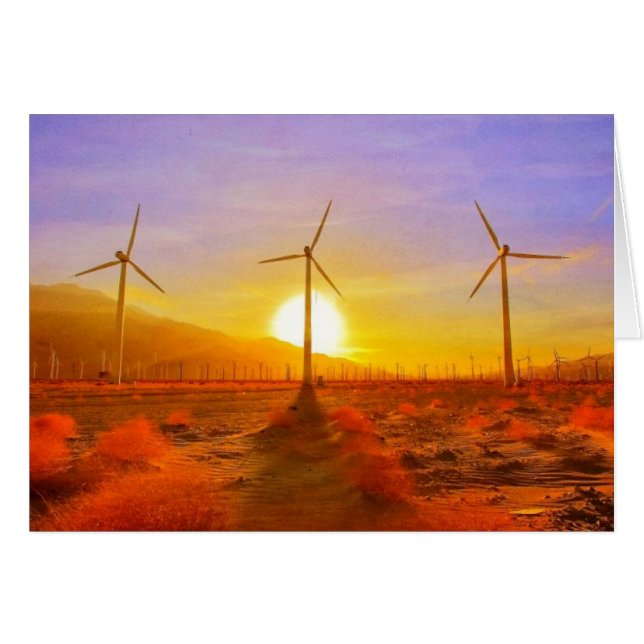 Cartão Movido por Vento (Frente Horizontal)