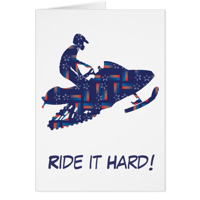 Cartão Movimentação de neve (Frente)