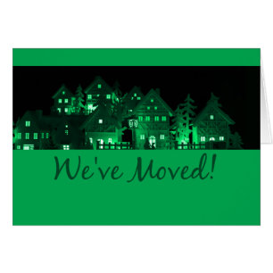 Cartão Movimentamos Casas de Natal Iluminadas