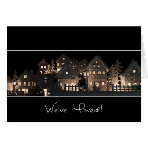 Cartão Movimentamos Casas de Natal Iluminadas