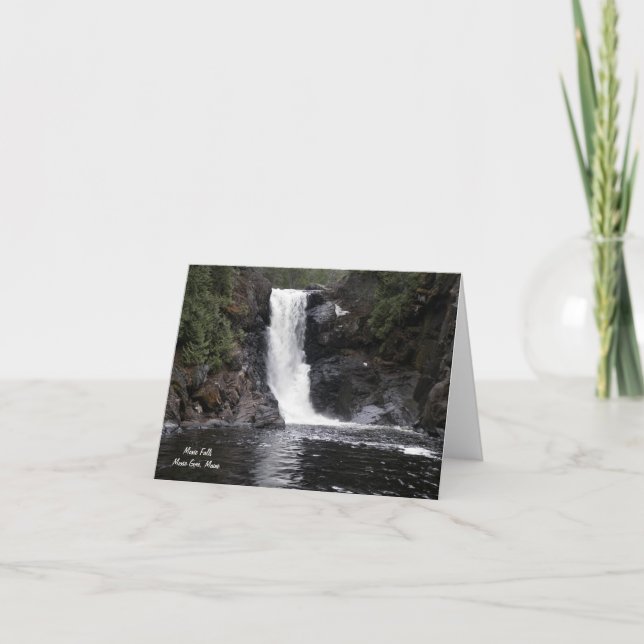 Cartão Moxie Falls Notecard (Frente)